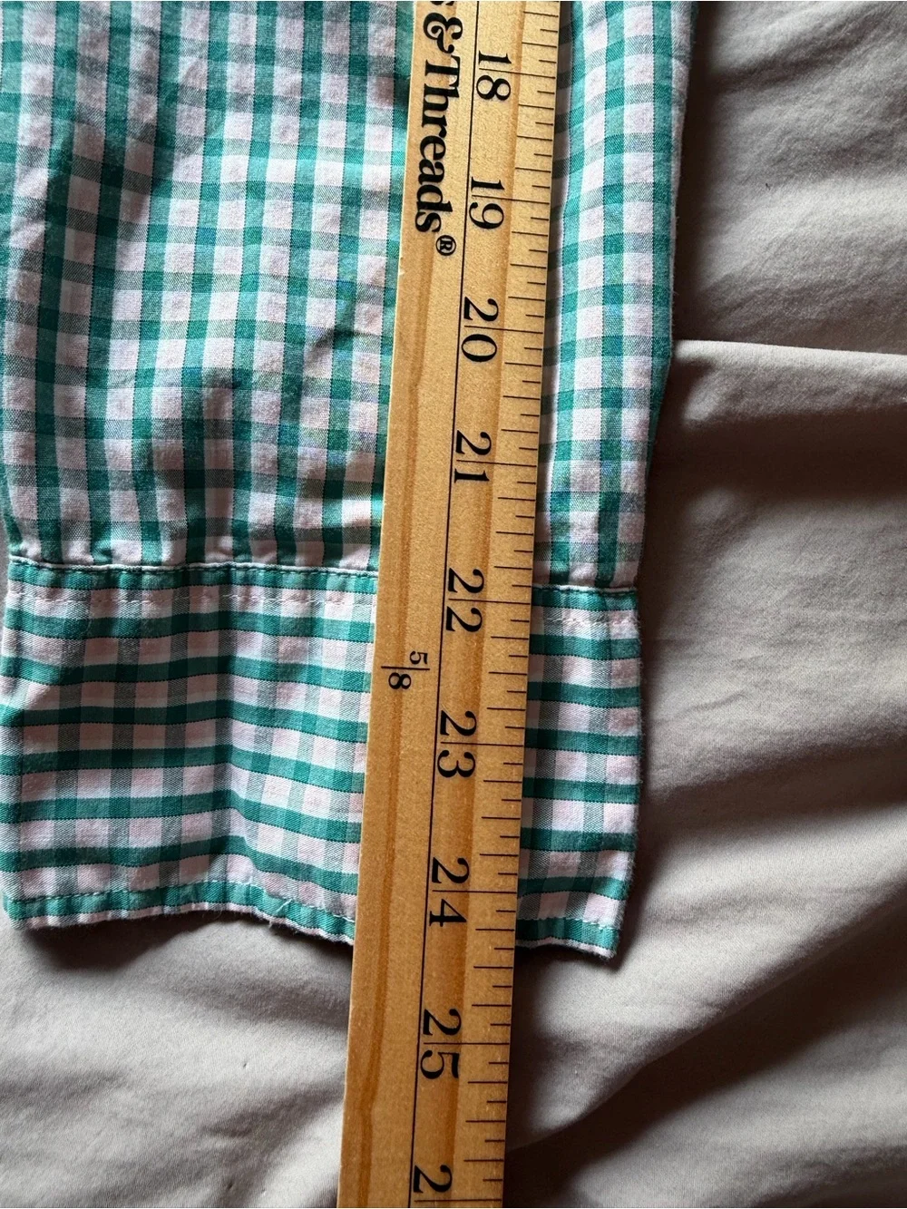 J. Crew Slim Untucked Performance Mens Shirt Size XL Checkered Long Sleeve